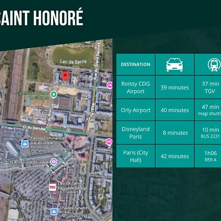 Apartamento Saint Honore Serris